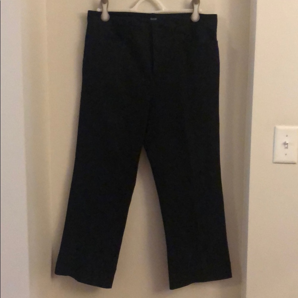 Gap boot cut stretch black pant